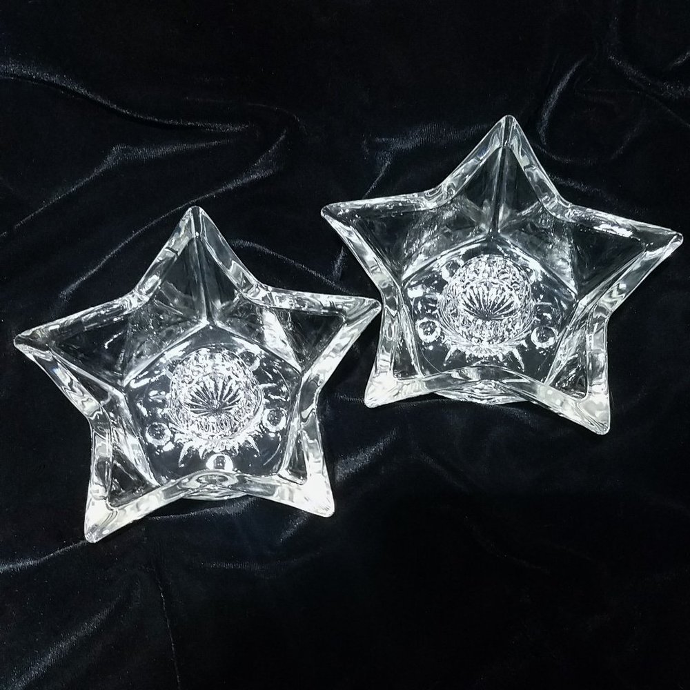 Vintage Star Candlestick Holders